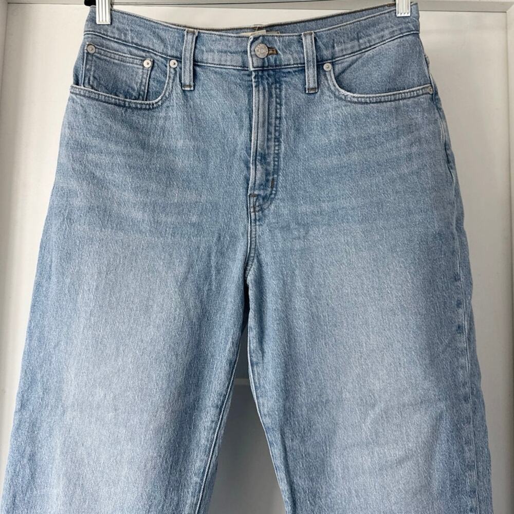 Madewell Perfect Vintage Straight Jeans Womens 29 High Rise Medium Wash *EUC - Picture 5 of 10